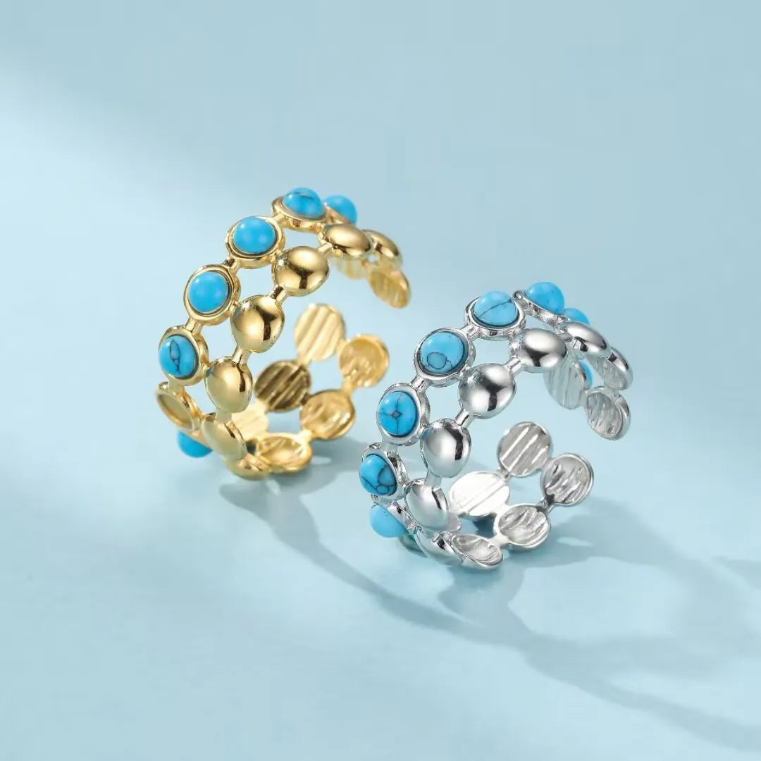 Bague Turquoise "Charme Azur"