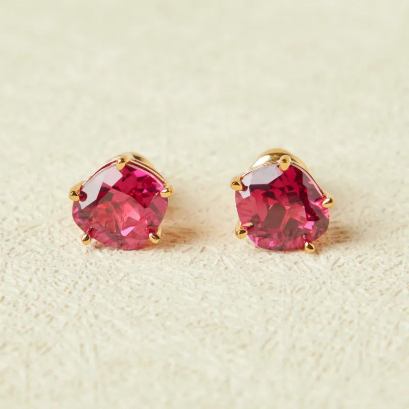 Carnelian Earrings "Elegant Essence" Gold-Plated Silver