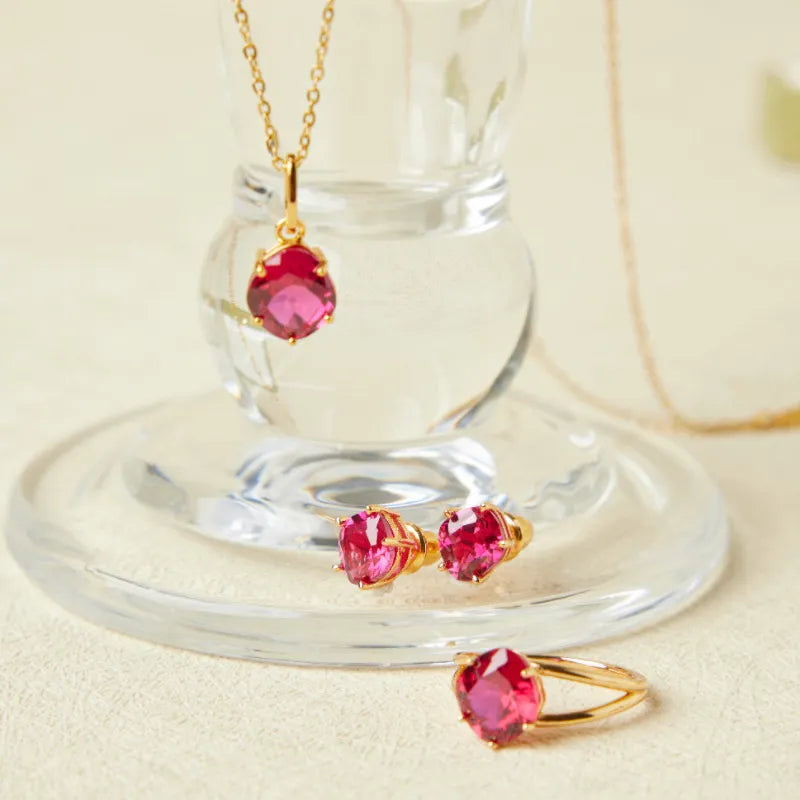 Carnelian Earrings "Elegant Essence" Gold-Plated Silver