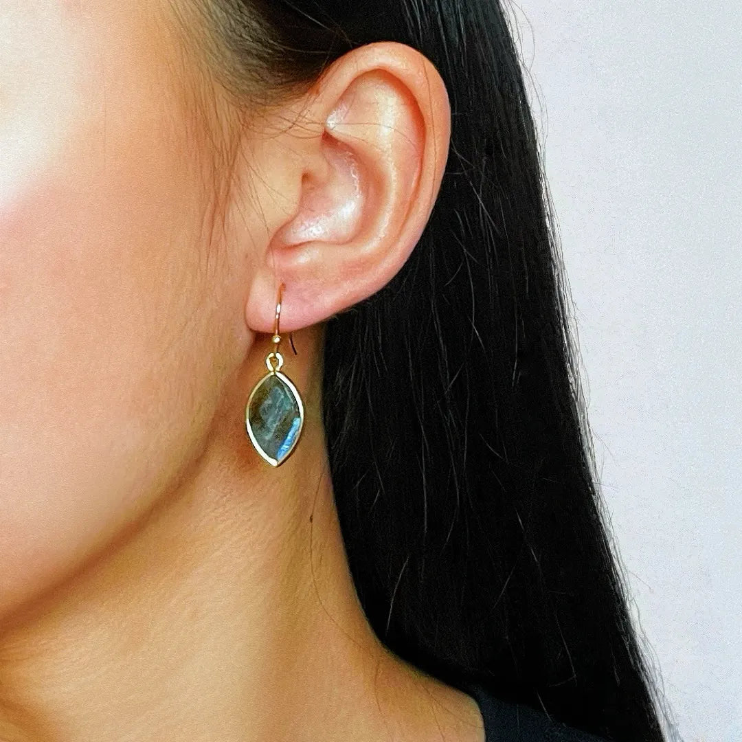 Boucles d'Oreilles Labradorite "Reflets de Vitalité"