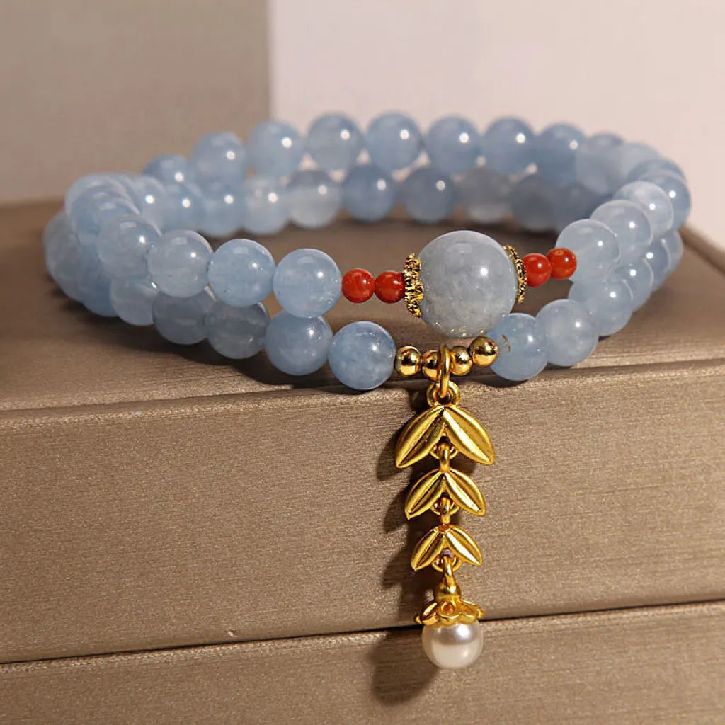 Aqua Marine Bracelet "Marine Essence" Gold