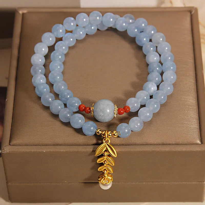Aqua Marine Bracelet "Marine Essence" Gold