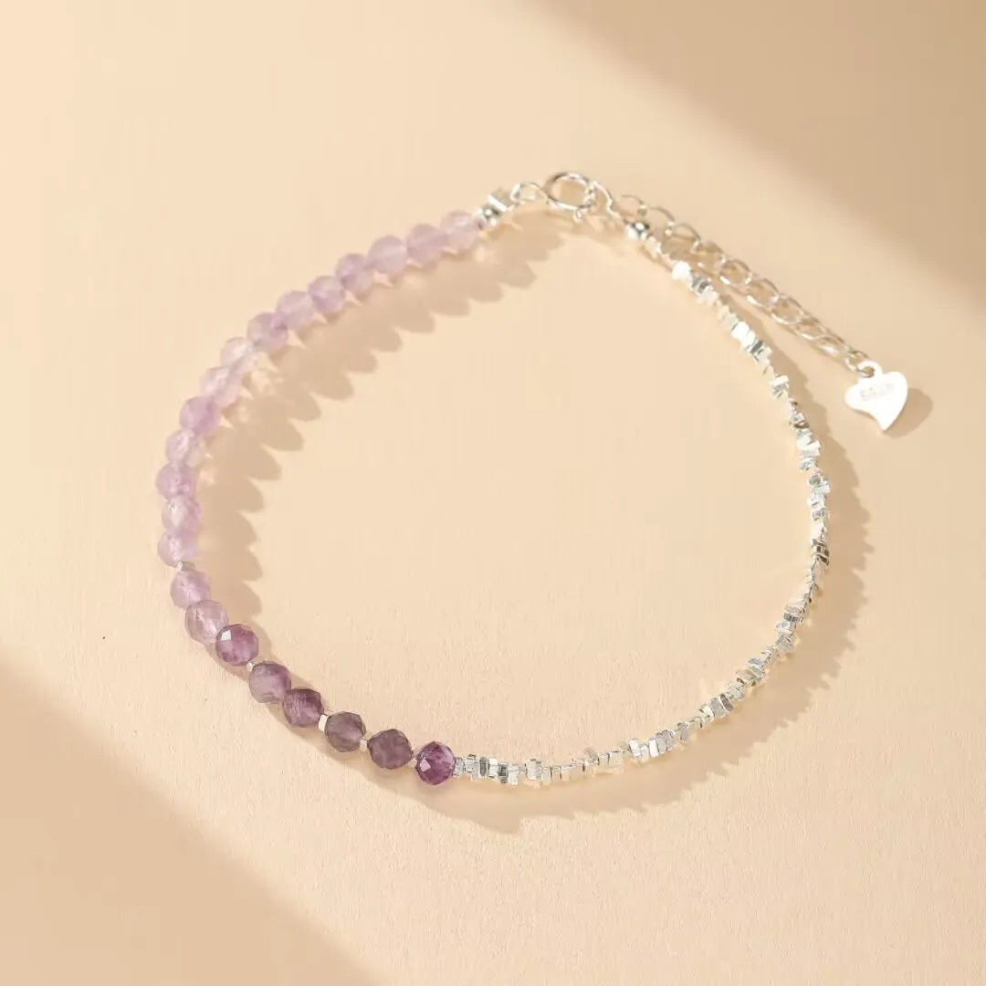 Amethyst Bracelet "Lilac Sweetness" Silver