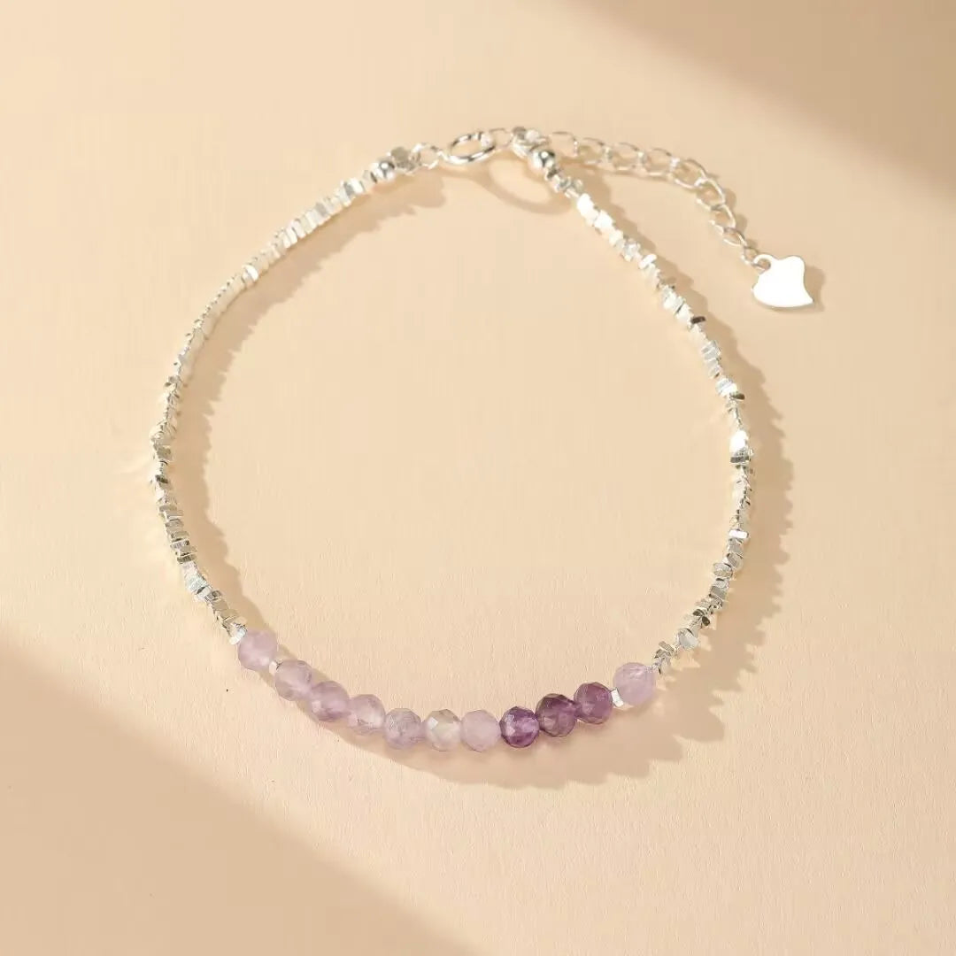 Amethyst Bracelet "Lilac Sweetness" Silver