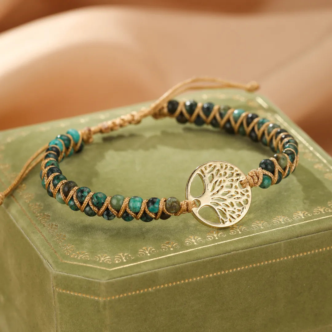 Bracelet Arbre de Vie Jaspe "Racines de Bonheur"