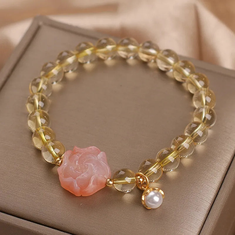 Citrine Bracelet "Royal Flower"
