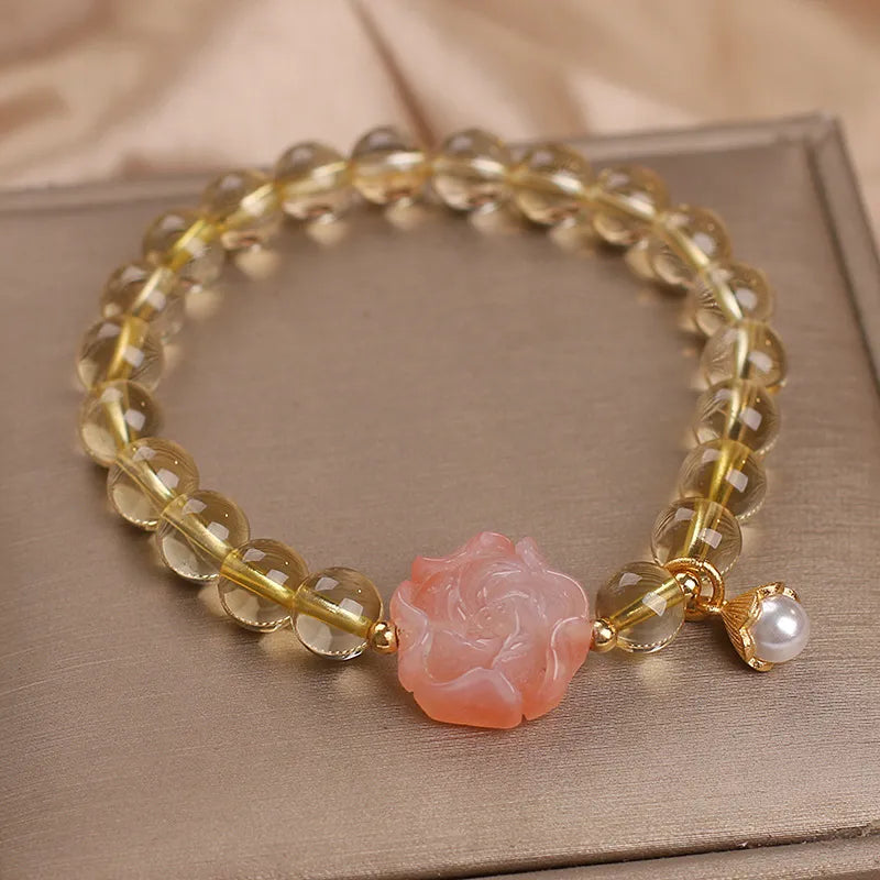 Citrine Bracelet "Royal Flower"