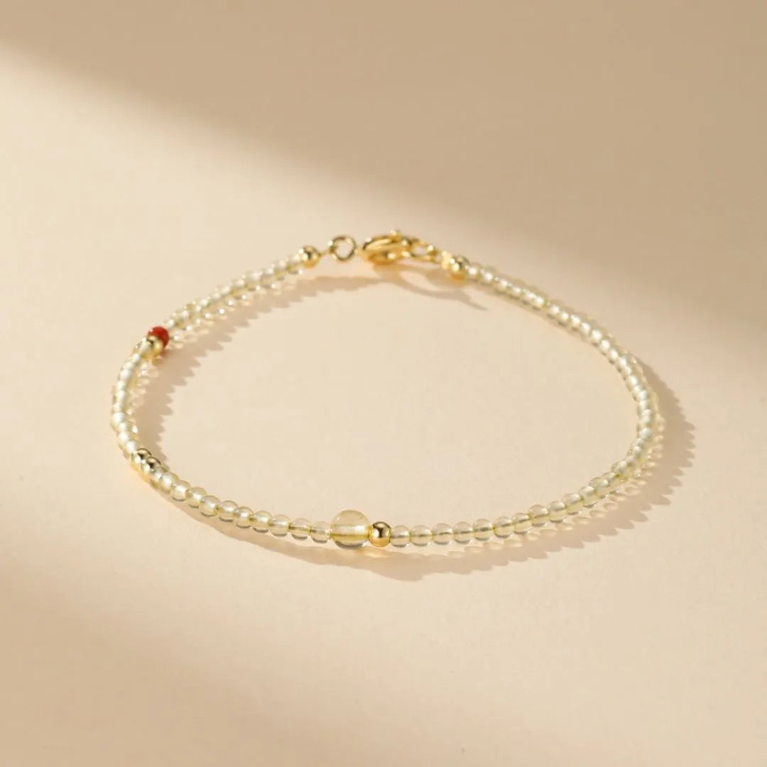 Citrine Bracelet "Golden Tenderness" Gold