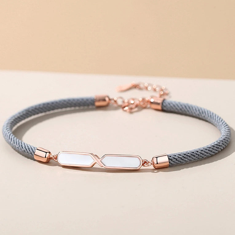 Infinity Couple Bracelet "Harmonious Duo" Silver