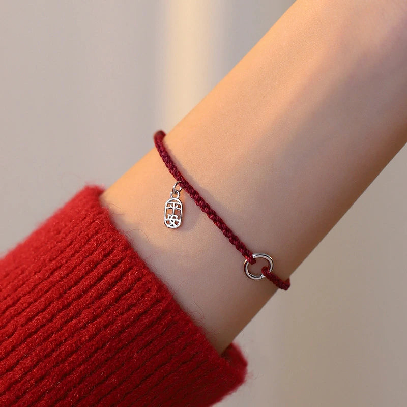 Red Thread Bracelet "Circle of Life"
