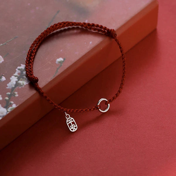 Red Thread Bracelet "Circle of Life"