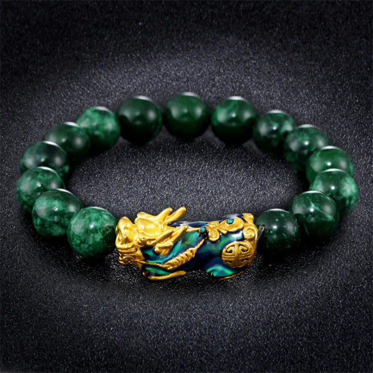 Jade Pi Xiu Bracelet "Harmony and Wisdom"