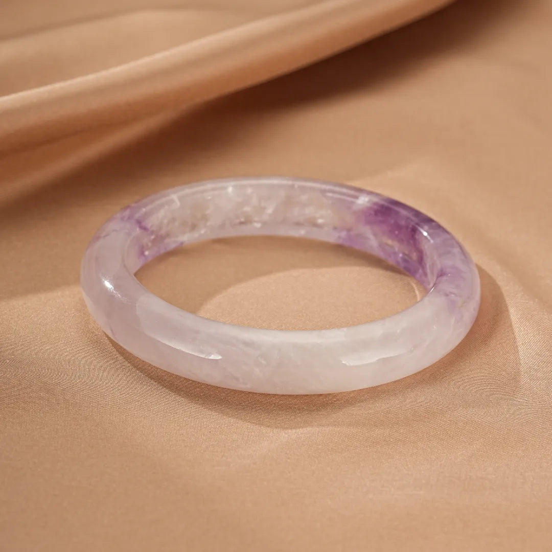 Amethyst Cuff Bracelet "Spiritual Sweetness"