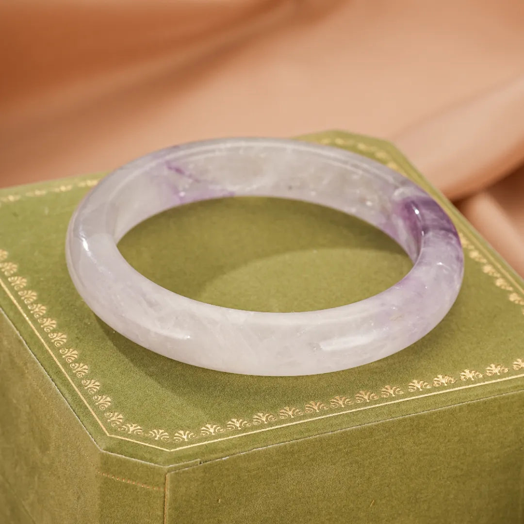 Amethyst Cuff Bracelet "Spiritual Sweetness"