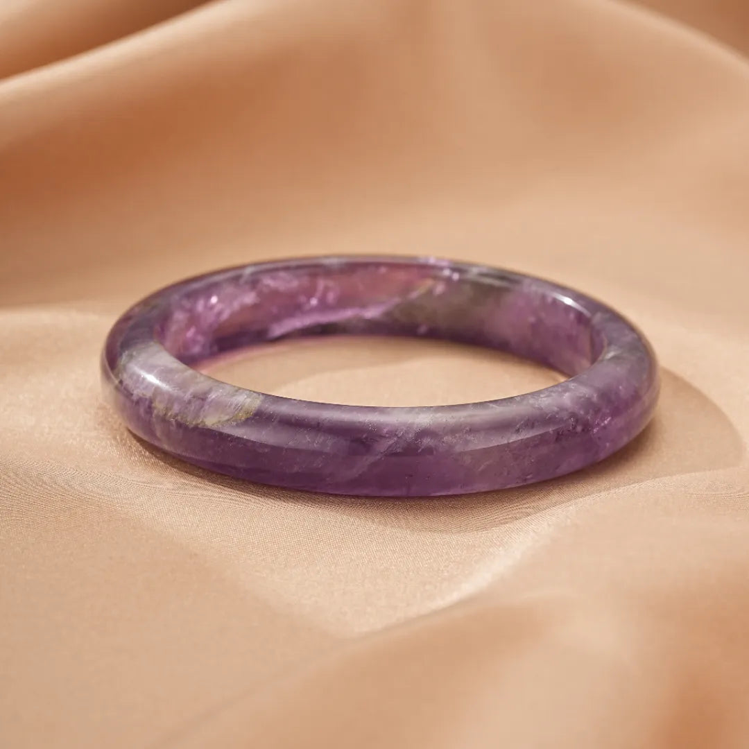Amethyst Bangle "Spiritual Elegance"