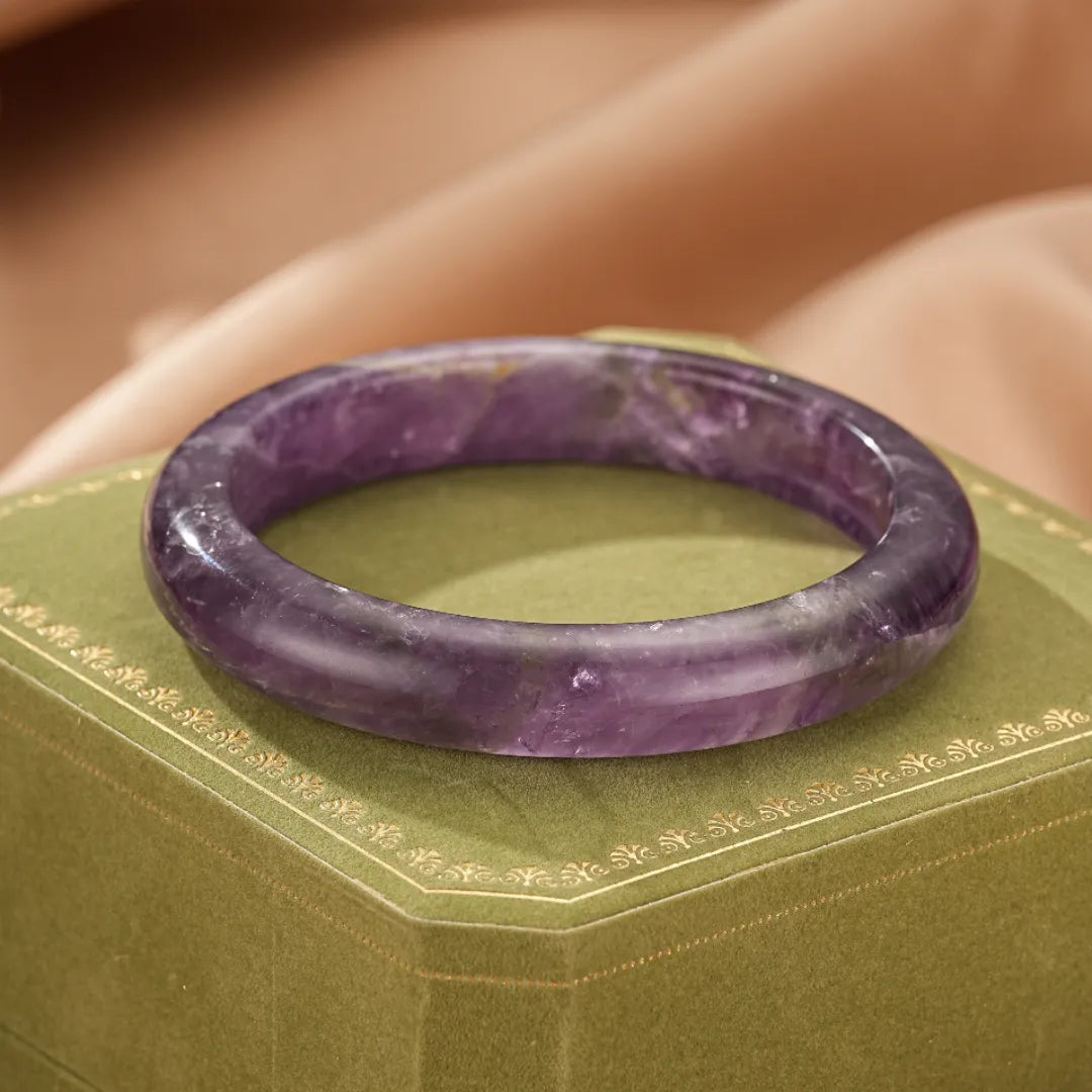 Amethyst Bangle "Spiritual Elegance"