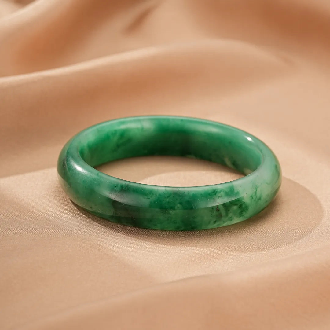 Jade Bangle "Soft Hues"