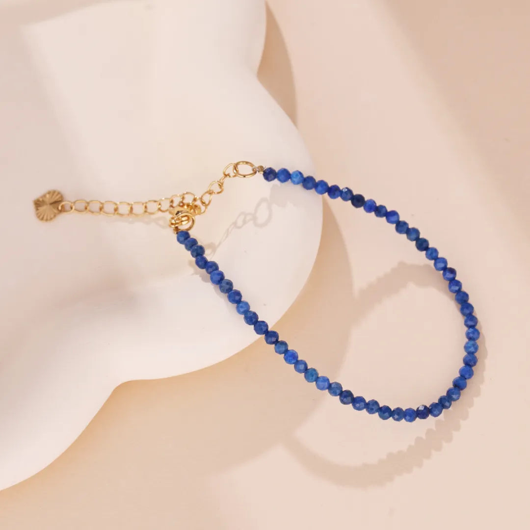 Lapis Lazuli Bracelet "Ocean Pearl"