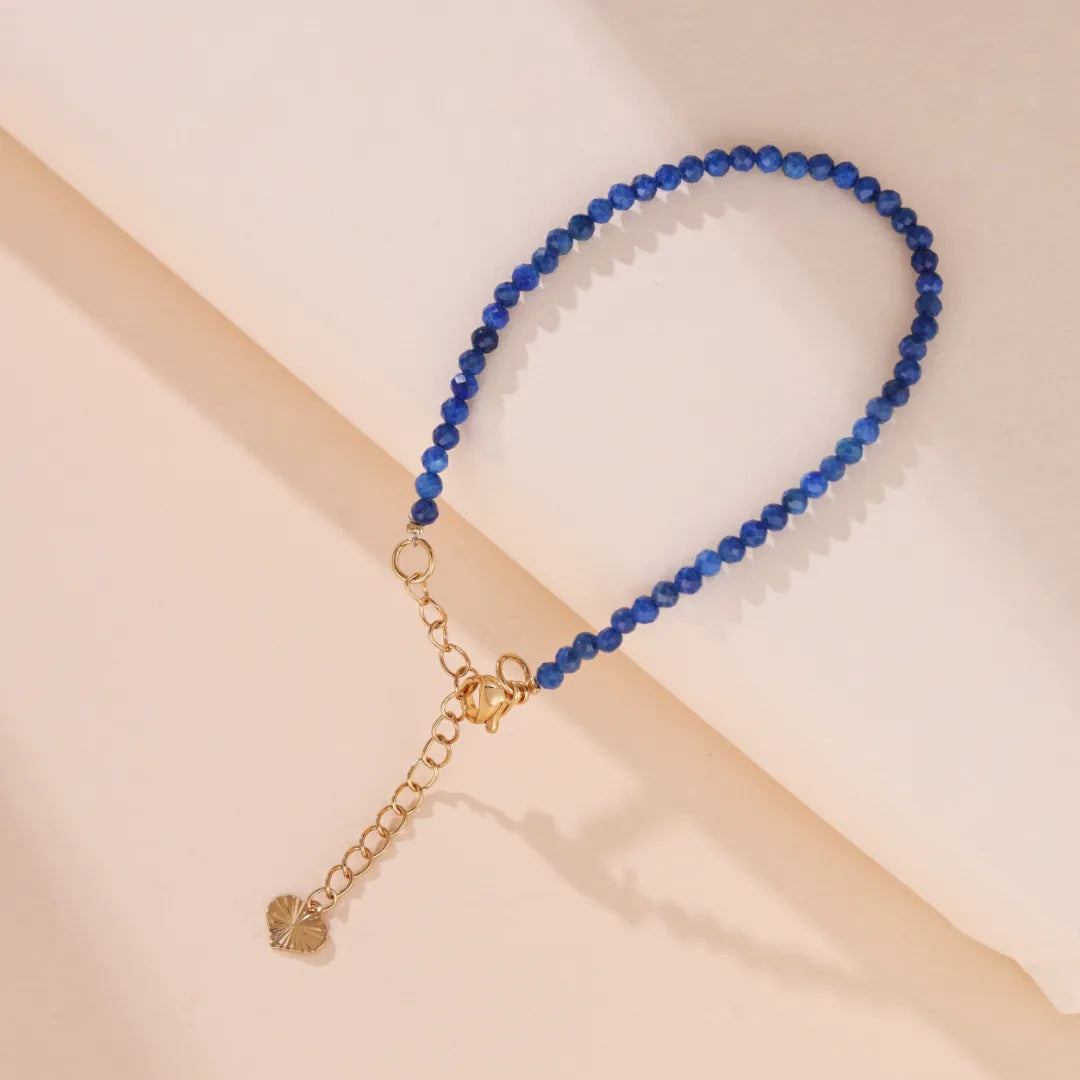 Lapis Lazuli Bracelet "Ocean Pearl"