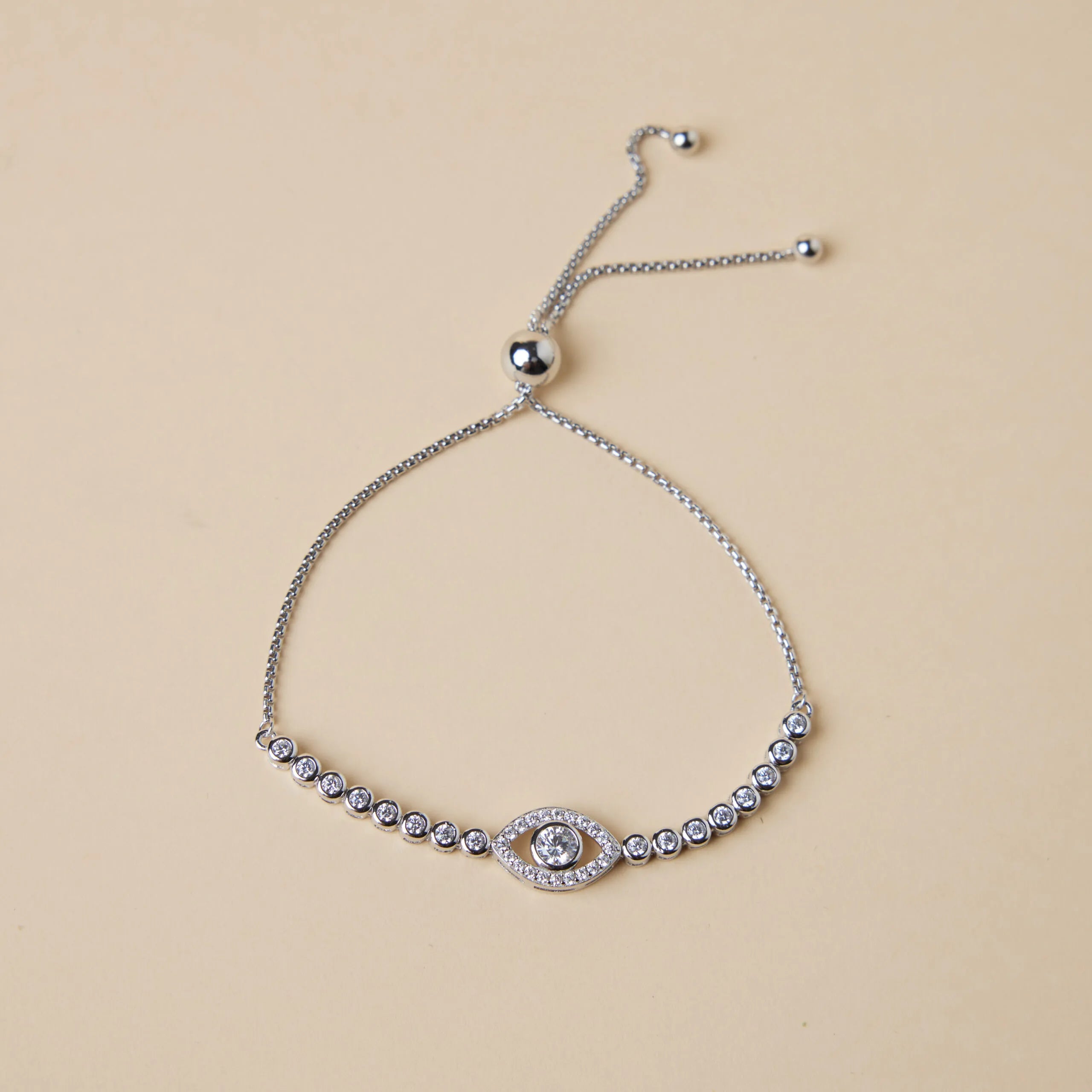 Evil Eye "Astral Gaze" Silver Bracelet