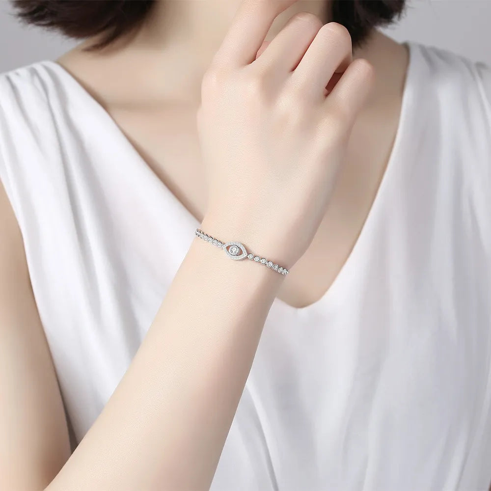 Evil Eye "Astral Gaze" Silver Bracelet