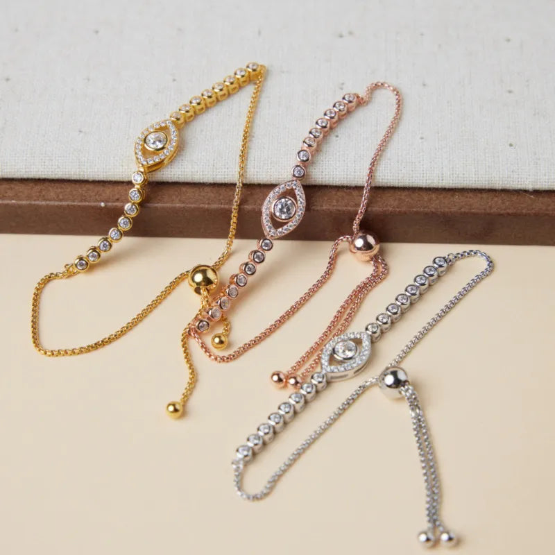 Evil Eye "Astral Gaze" Silver Bracelet