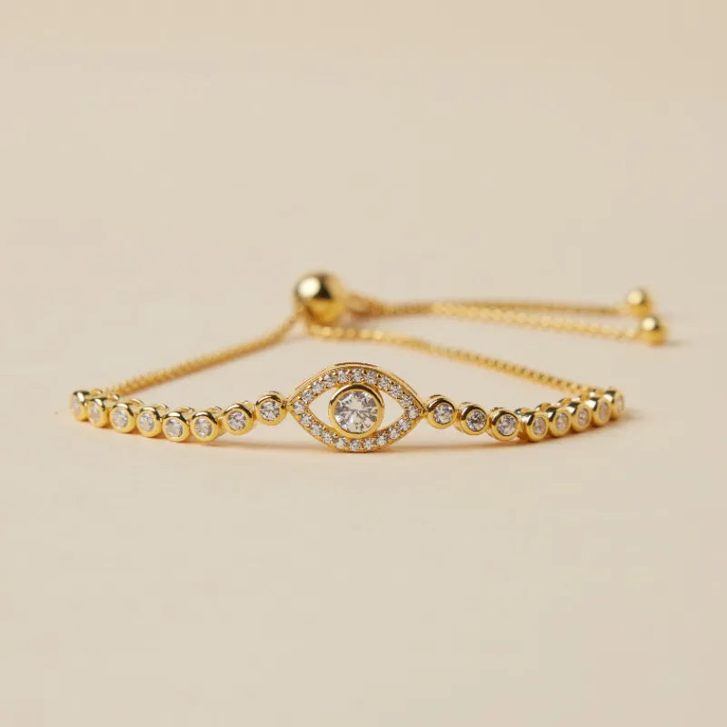Evil Eye "Astral Gaze" Silver Bracelet