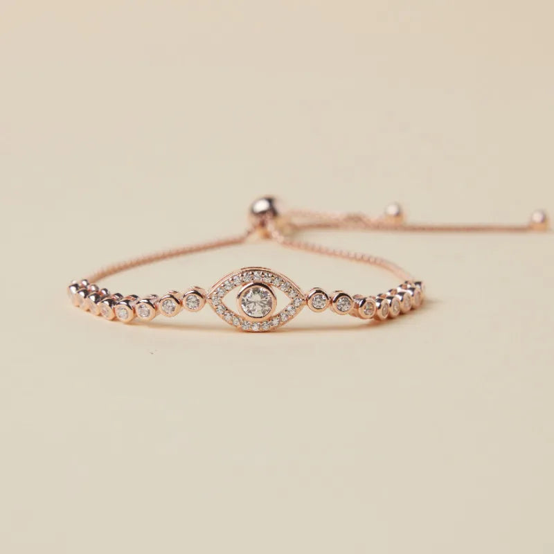 Evil Eye "Astral Gaze" Silver Bracelet