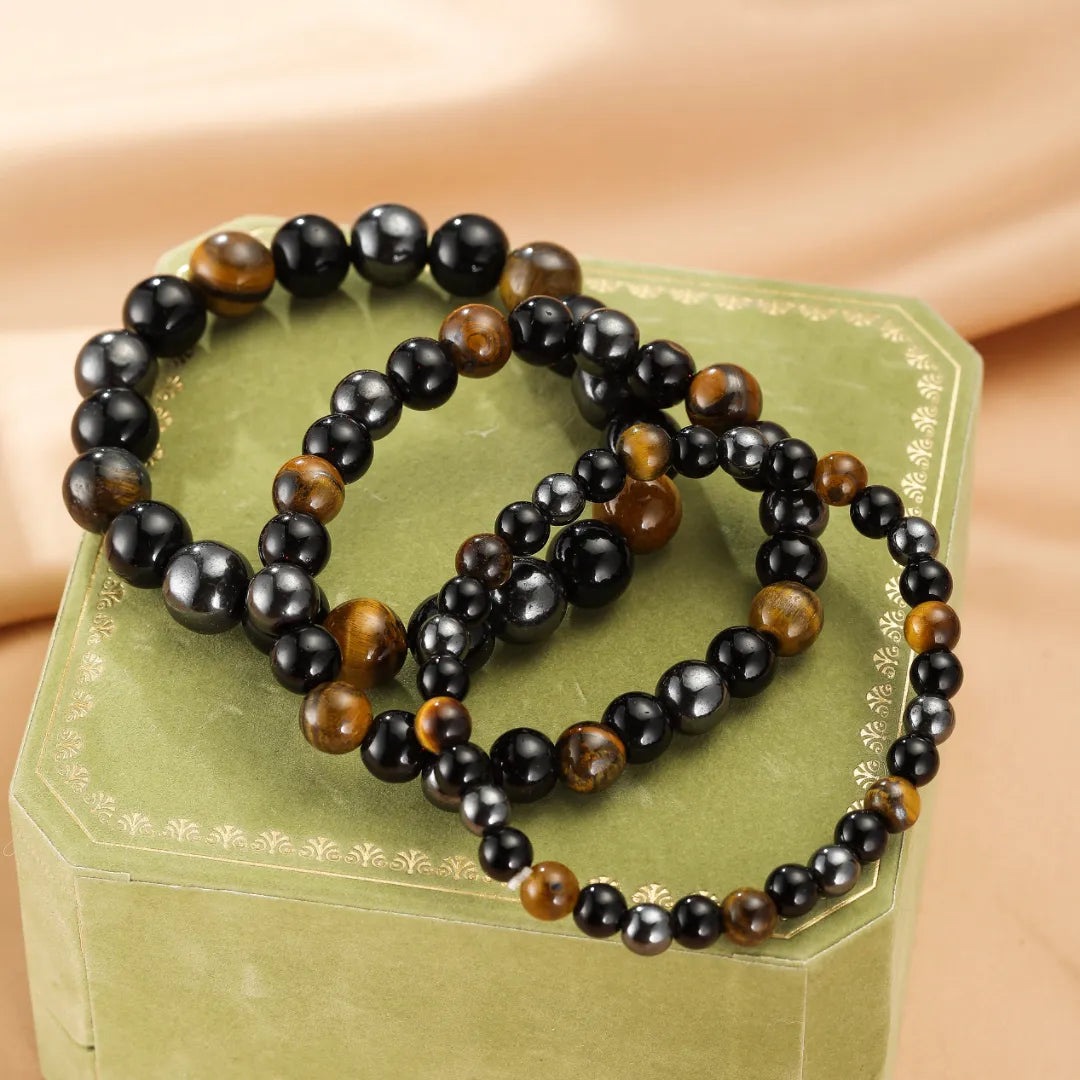 Tigerauge-Hämatit-Armband "Schützende Kraft"