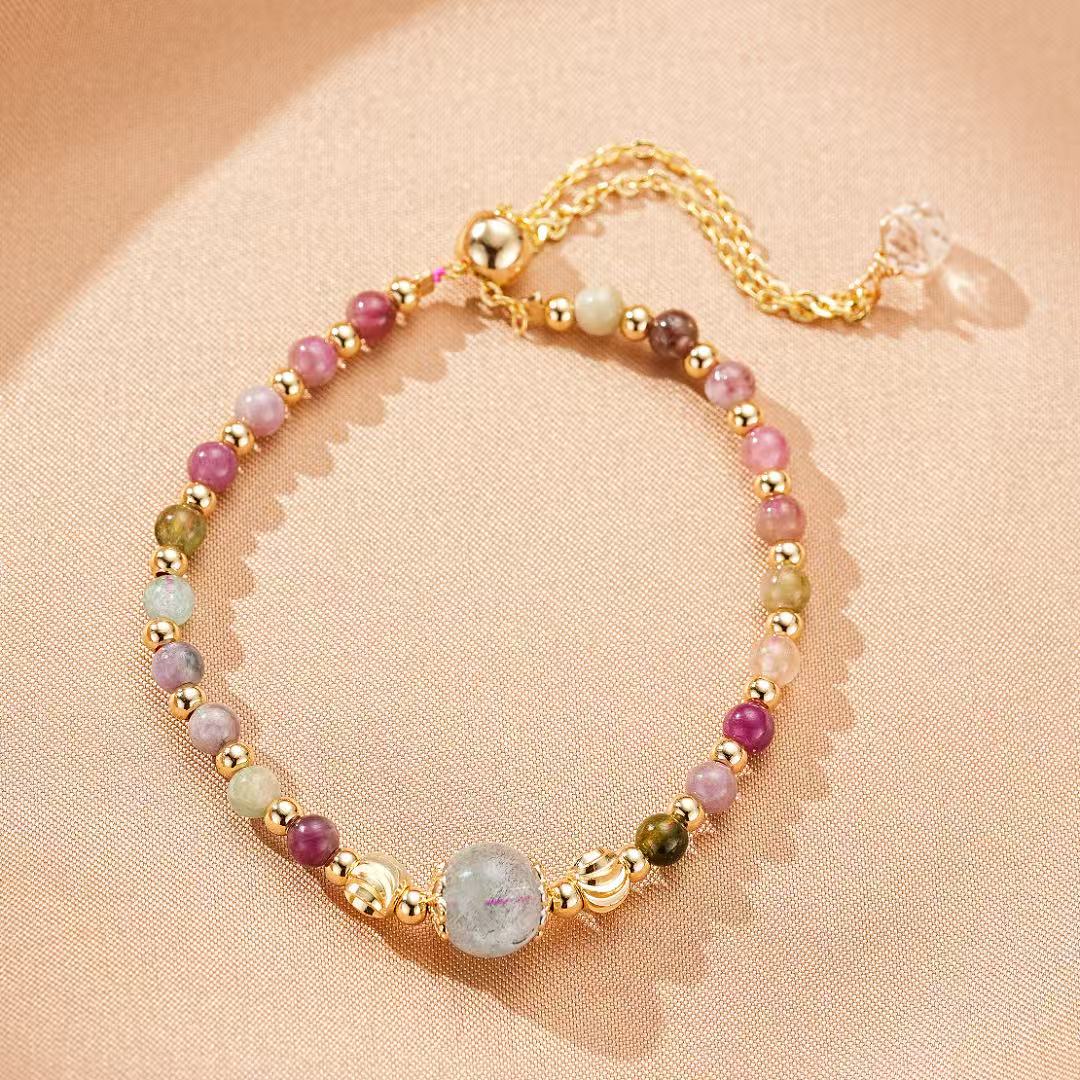 Bracelet Tourmaline et Labradorite "Perles de Sérénité"