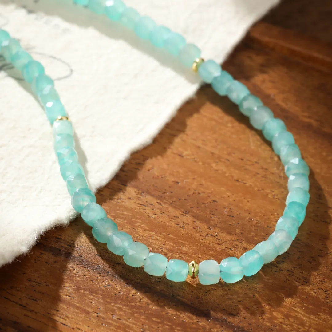 Amazonite Necklace "Dawn Glimmers"