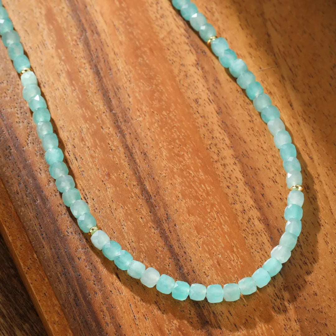 Amazonite Necklace "Dawn Glimmers"