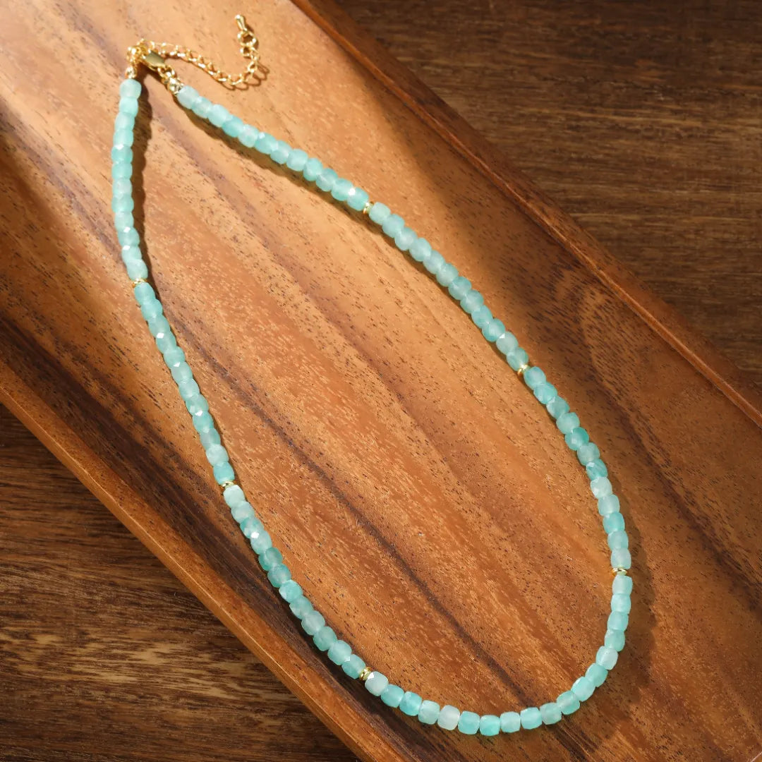 Amazonite Necklace "Dawn Glimmers"