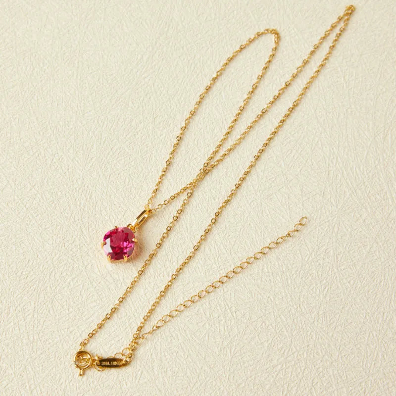 Carnelian Necklace "Elegant Essence" Gold-Plated Silver