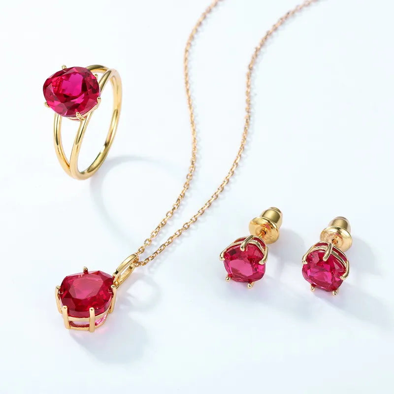 Carnelian Necklace "Elegant Essence" Gold-Plated Silver