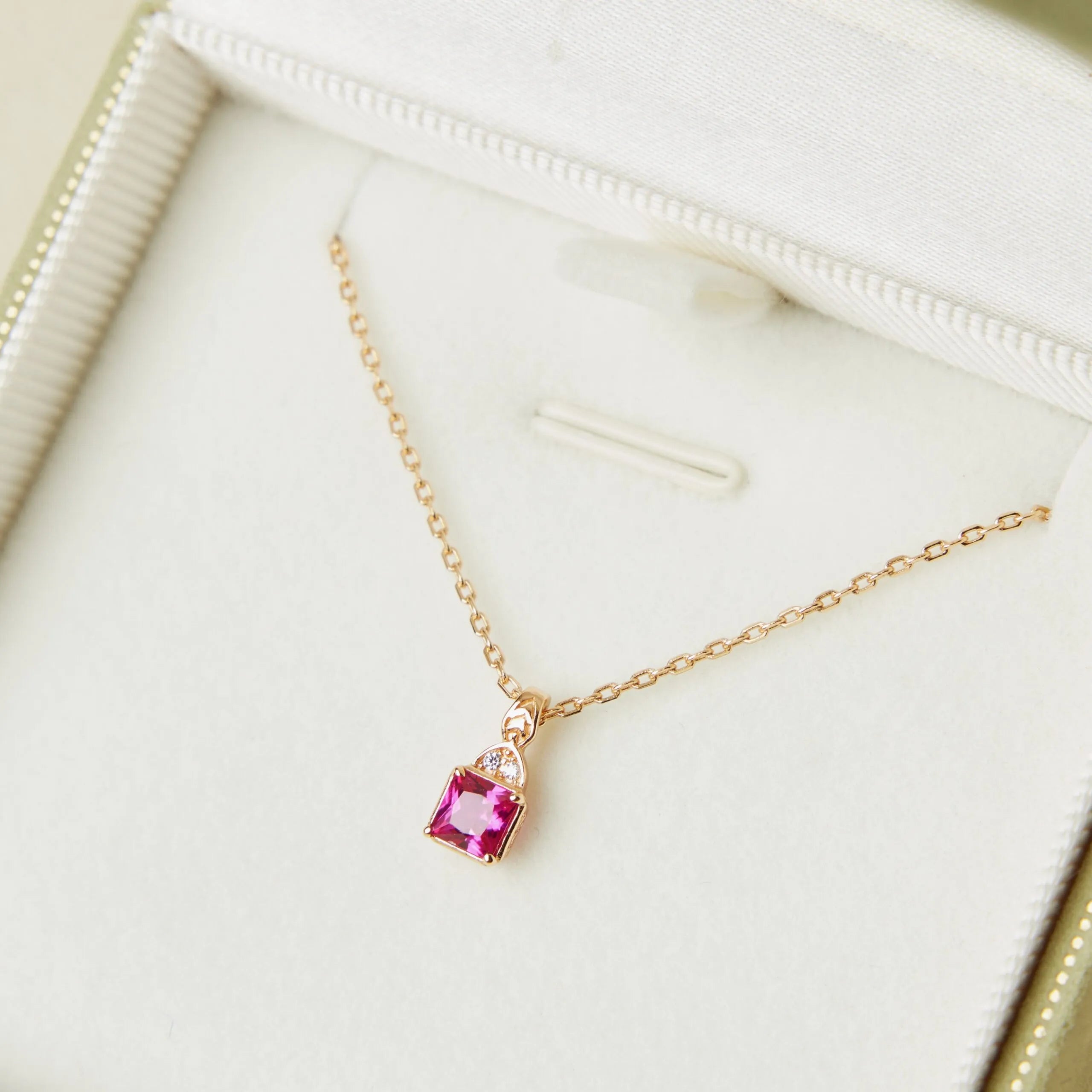 Carnelian Necklace "Perfect Harmony" Gold-Plated Silver