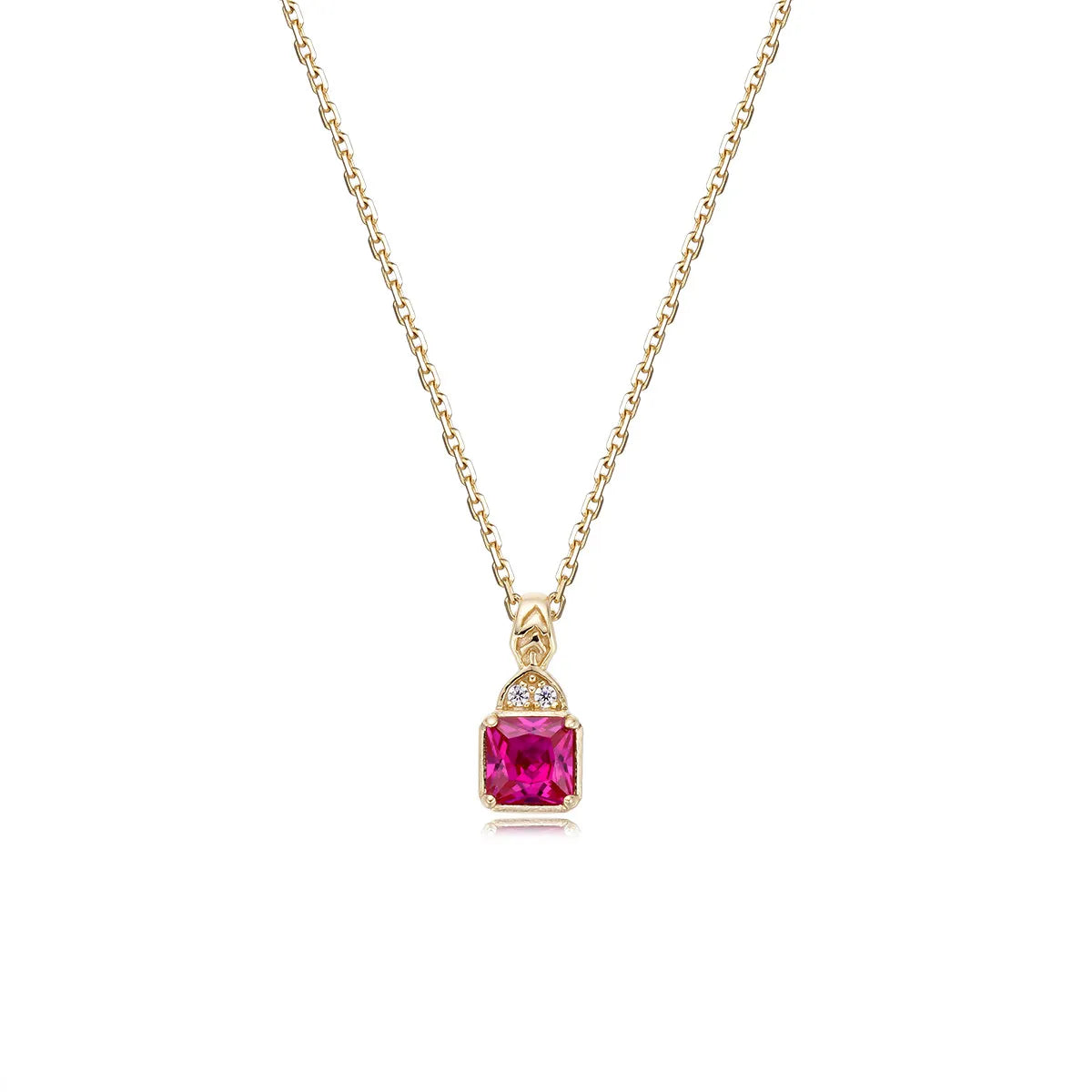 Carnelian Necklace "Perfect Harmony" Gold-Plated Silver