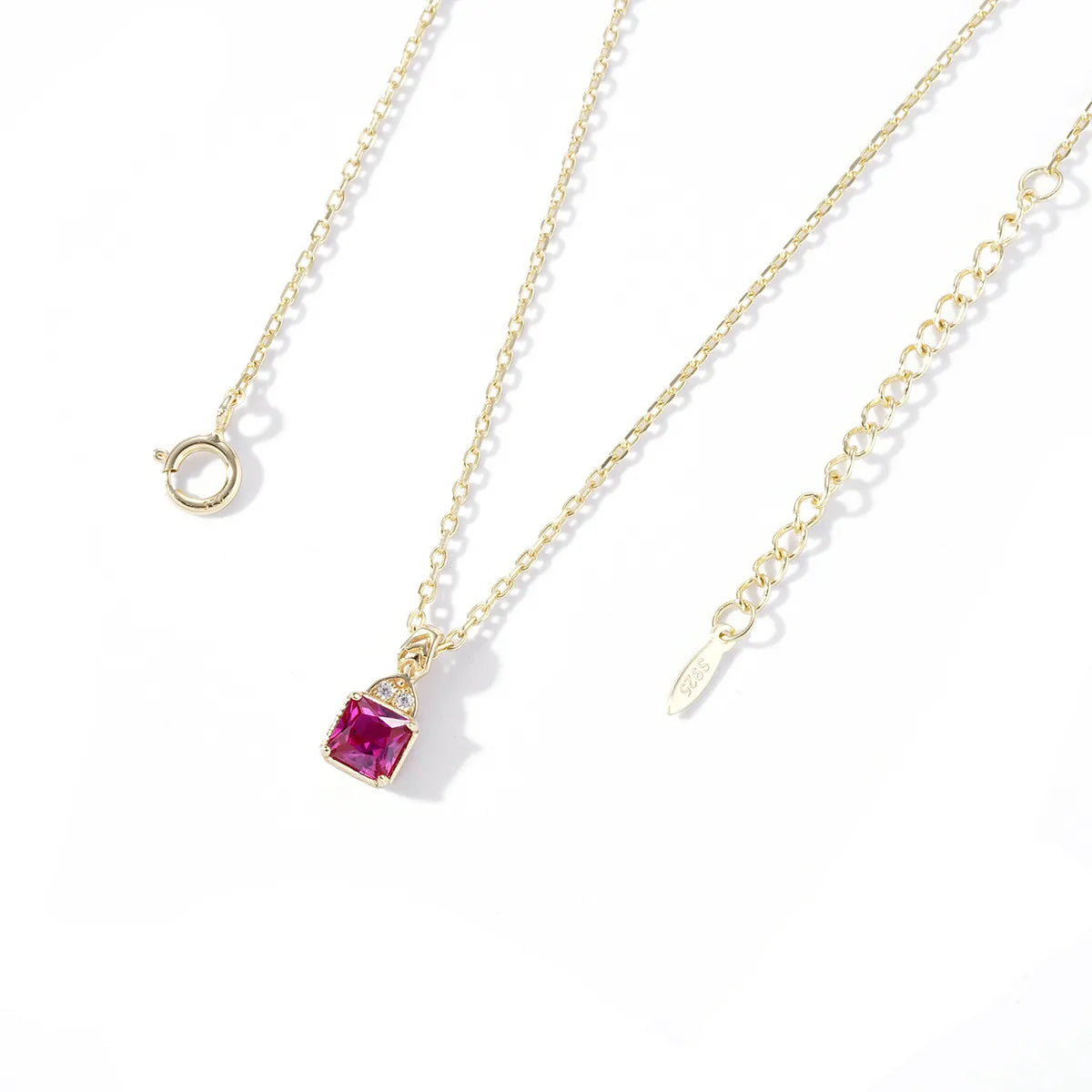 Carnelian Necklace "Perfect Harmony" Gold-Plated Silver