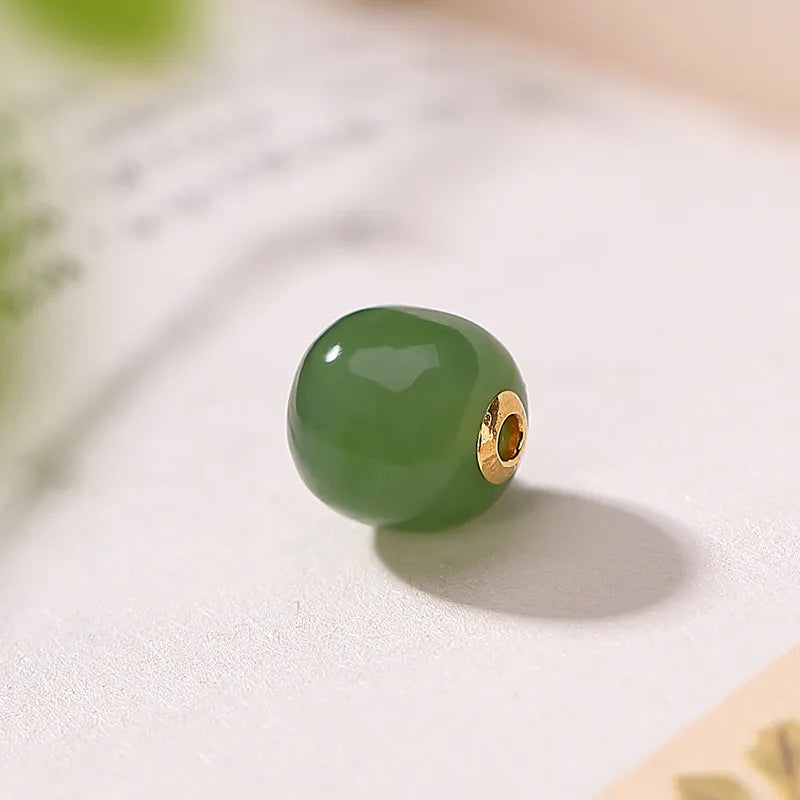 Jade Necklace – Elegant Harmony, 18K Gold