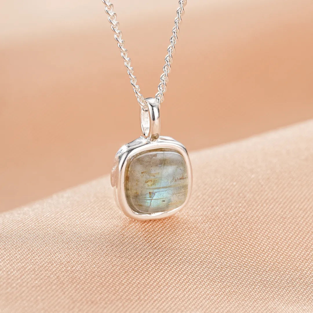 Collier Labradorite "Beauté Profonde" Argent