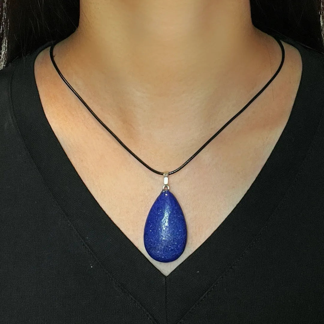 Collier Lapis Lazuli "Goutte de Sagesse"