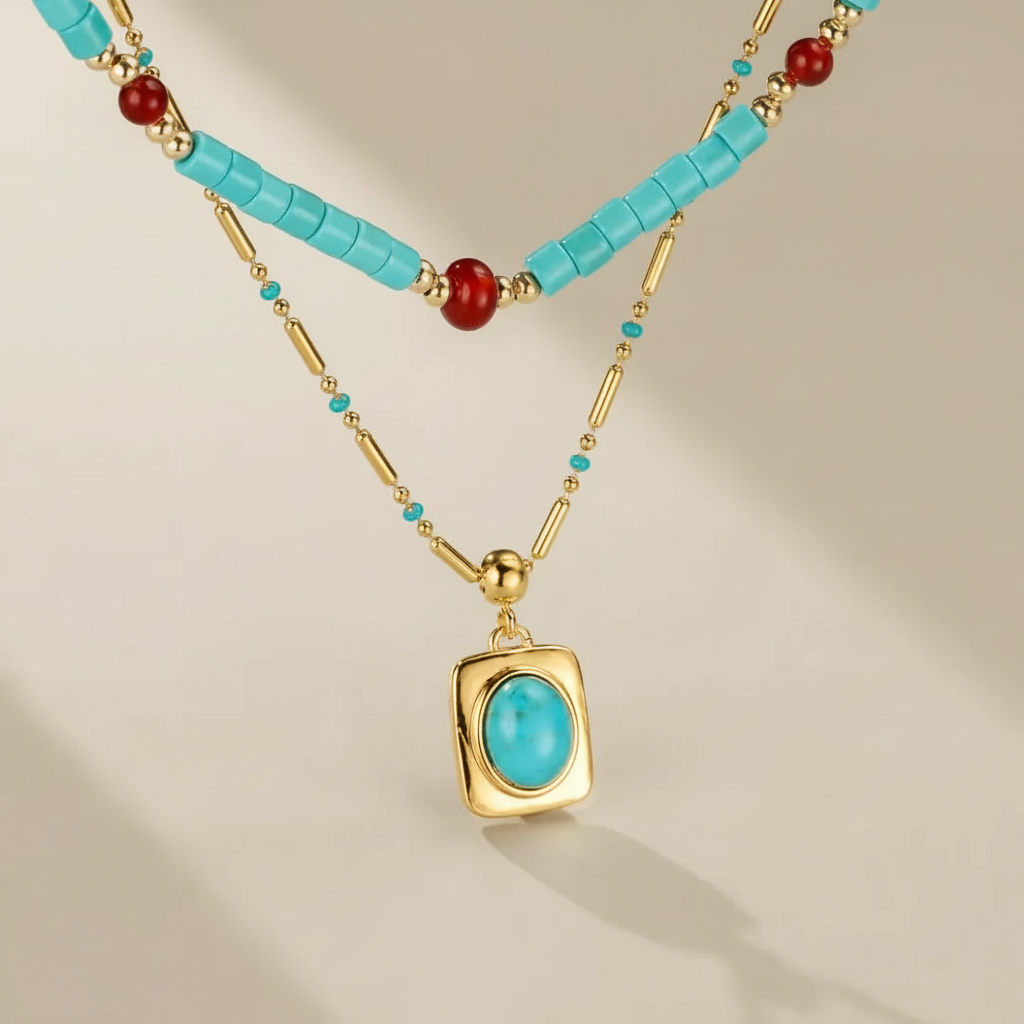 Collier Turquoise "Beauté Légendaire"