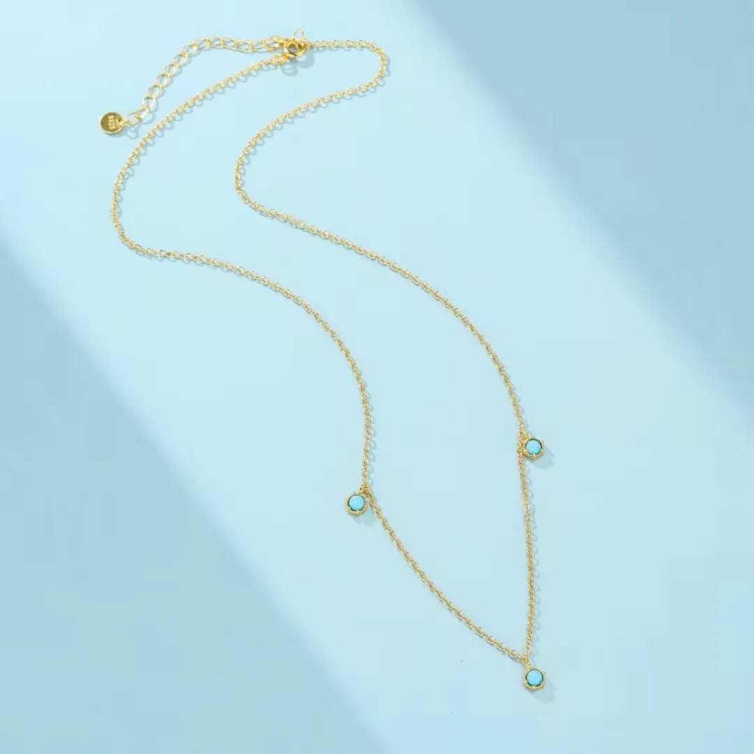 Collier Turquoise "Éclat de Sagesse" Argent