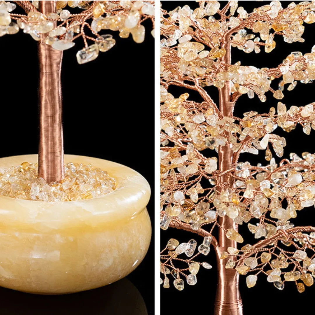 Force de Nature - Grand Tree of Life Fir in Citrine