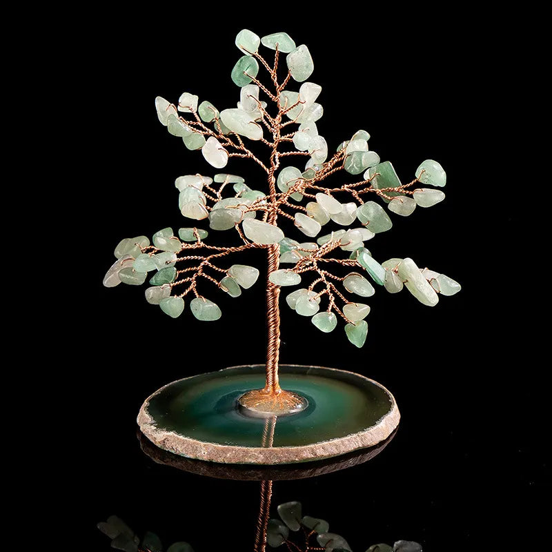 Prospérité - Tree of Life in Aventurine and Agate