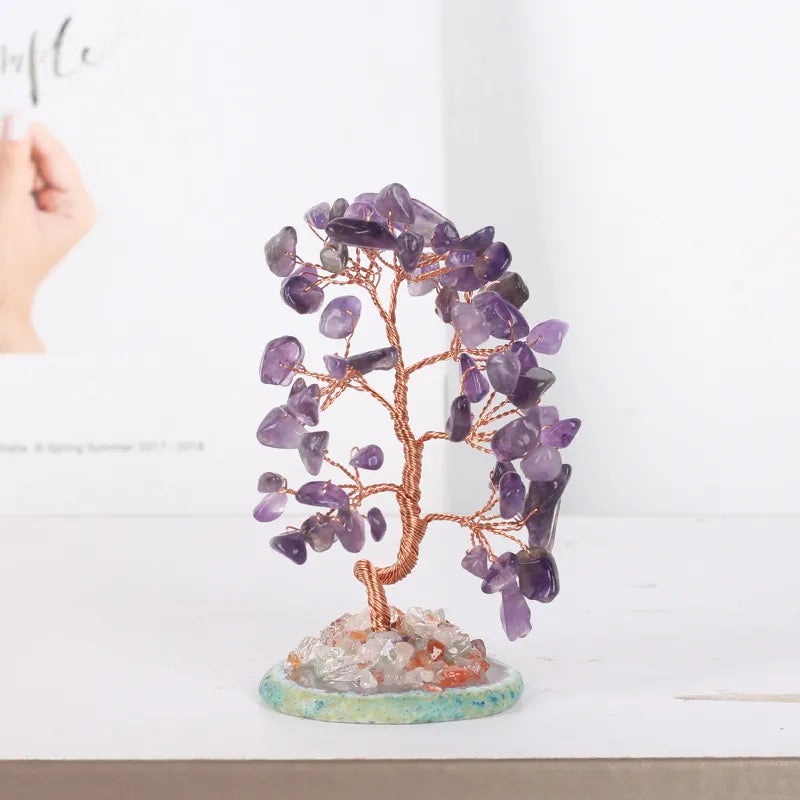 Porte-bonheur - Tree of Life in 7 Chakra Stones