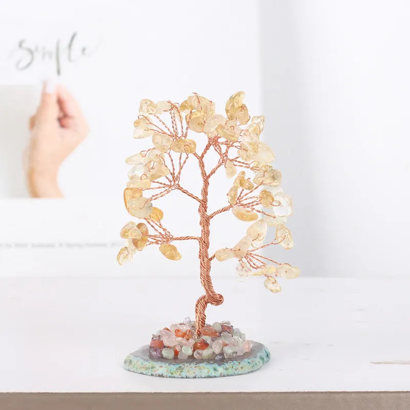 Porte-bonheur - Tree of Life in 7 Chakra Stones