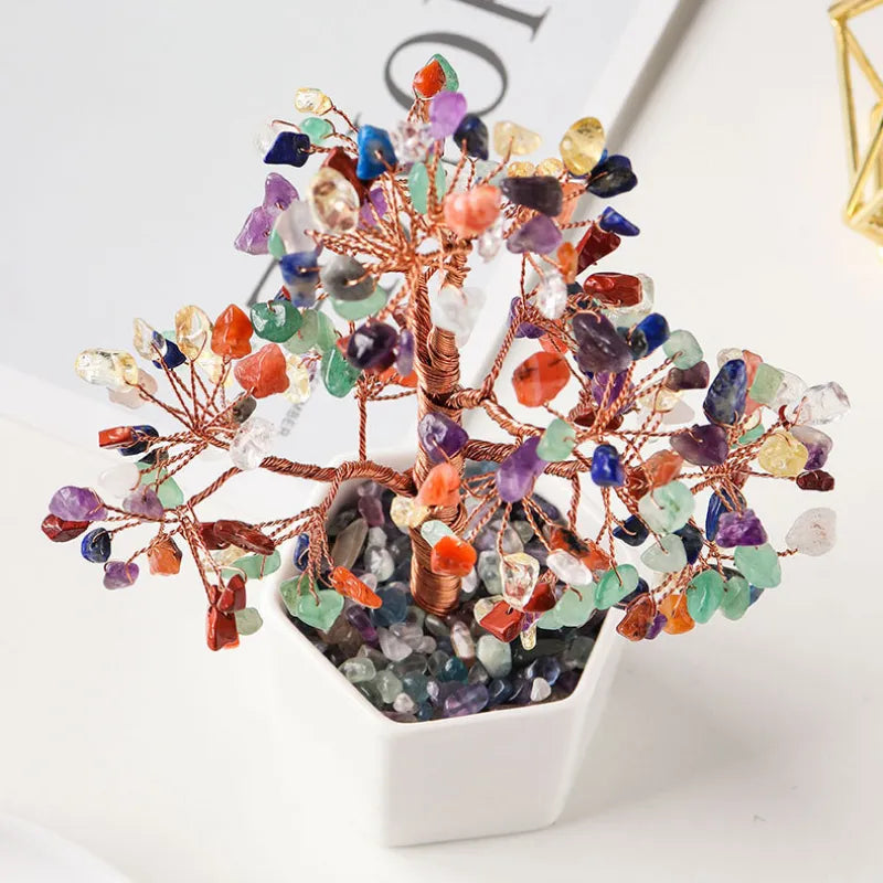 Simplicité - Tree of Life in 7 Chakra Stones
