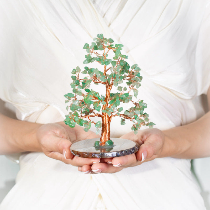 Serenity - Tree of Life in the Shape of Aventurine Fir