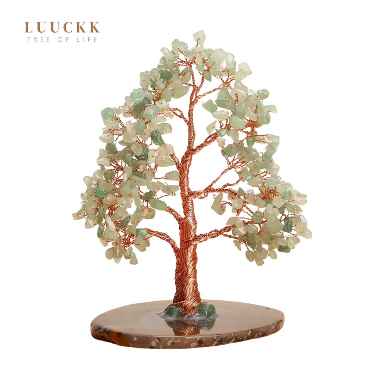 Serenity - Tree of Life in the Shape of Aventurine Fir